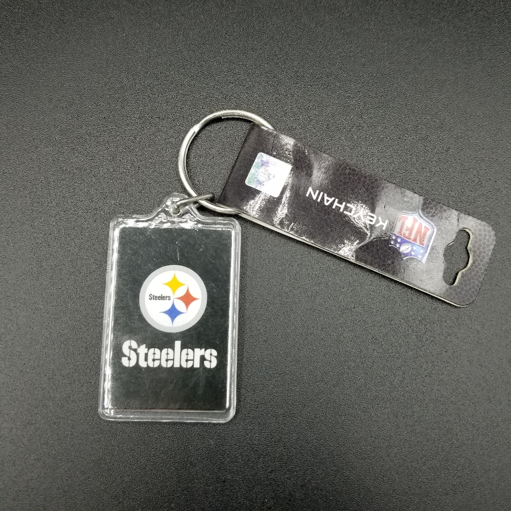 Pittsburgh Steelers Small Keychain NFL Fan Gear Souvenir Steel Curtain New